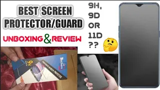 Best Tempered Glass - 6H, 9H , 9D or 11D| Tempered Glass,Mobile Screen Protector Unboxing & Review|