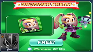 Sonic Forces Speed Battle - Drummer Cream New Runner Event Free Cards - Metal Sonic Mach 3.0 So