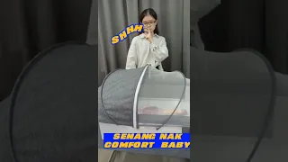 The most comfortable and wide travel baby bed in Malaysia