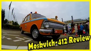 Classic Soviet Car Moskvich-412 Review. History of Moskvich-412. Classic Russian Vehicles 70s