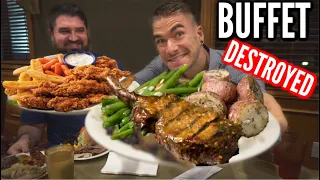 PRO EATER VISITS THE LARGEST BUFFET IN THE USA | SHADY MAPLE SMORGASBORD | Dutch Buffet