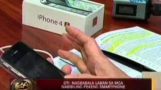 24 Oras: iPhone, napepeke na rin at lantaran pang ibinebenta