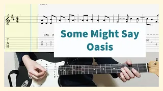 Oasis - Some Might Say Guitar Cover With Tab