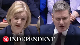 Watch again: Liz Truss faces Keir Starmer during first PMQs as prime minister