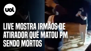 Irmãos de atirador que matou PMs são mortos em PE; vídeo mostra ataque