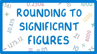 How to Round Numbers to Significant Figures #20