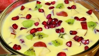 Mix fruit custard recipe # फ्रूट कस्टर्ड # delicious #tasty #sweetrecipe # custard recipe