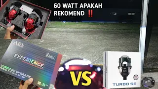 BILED AES TURBO SE EXPERIENCE 60WATT VS BILED AES TURBO SE 55WATT‼️