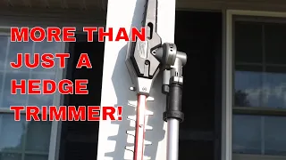 The Milwaukee Quik-Lok Hedge Trimmer Attachment REVIEW! Does way more than just trim hedges!