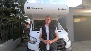 Benimar Sport 340UP - wycieczka po kamperze - roomtour by Campingfan