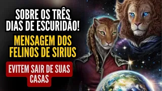 SOBRE OS TRÊS DIAS DE ESCURIDÃO por FELINOS DE SIRIUS