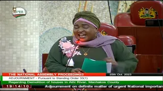Demolition of houses in Athi River: National Assembly