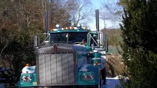 Kenworth W900A cold start 3406B