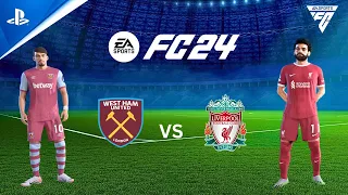 EA FC 24 | West Ham United vs Liverpool - Premier League 23/24 | PS5 Gameplay