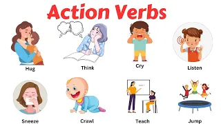 Action Verbs Vocabulary - Practice English listening and Speaking.