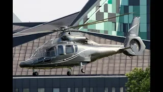 Eurocopter EC155 F-HIAR / Landing at Paris Heliport