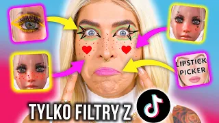 ♦ Filtry z Tiktoka decydują o moim makijażu 😱 cała twarz filtrami tiktok ♦ Agnieszka Grzelak Beauty