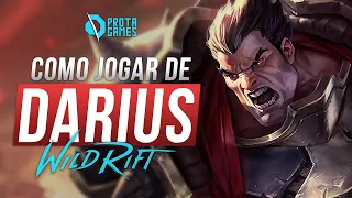 TUDO QUE VOCÊ PRECISA PARA JOGAR DE DARIUS  NO WILD RIFT - GUIA COMPLETO DE RUNAS, BUILDS E COMBOS