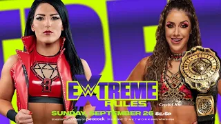 WR3D EXTREME RULES PPV BRITT BAKER VS TESSA BLANCHARD INTERCONTINENTAL WOMENS CHAMPIONSHIP