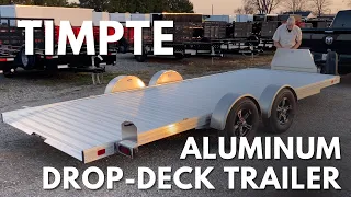 Overview of 2nd Gen Timpte Aluminum Drop-Deck Trailers