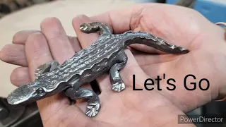 Alligator?  How to Forge an Alligator Blacksmith Project.. let's Go.