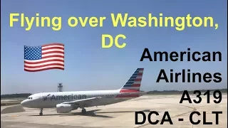 American Airlines A319 Economy Class from Washington, DC to Charlotte, NC