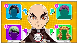 DEMON SLAYER HAIR QUIZ 👹⚔️ Demon Slayer Kimetsu No Yaiba Season 3 Quiz 💙 Anime Quiz