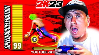 What 99 SPEED & ACCELERATION on NBA 2K23 looks like | The FASTEST MYPLAYER EVER 99 SPEED With BALL