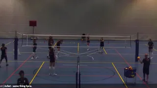 Pallavolo esercizio allenamento muro