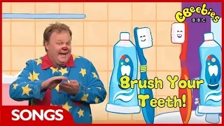 CBeebies | Something Special | Mr Tumble's Brush Your Teeth Song