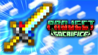 Minecraft Project Sacrifice | POWERFUL SENTIENT TINKERS' SWORD! #10 [Modded Questing Skyblock]