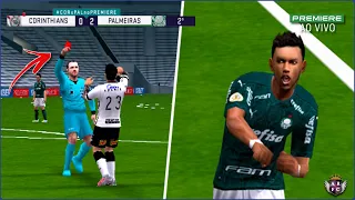 CORINTHIANS 0 x 2 PALMEIRAS | BRASILEIRÃO RECRIADO NO PES 2020 PSP