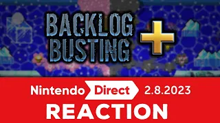 Backlog Busting + Nintendo Direct Reaction | Custom Mario Party Board | 2/8/2023