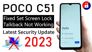 Poco C51  FRP BYPASS (without pc) 2023 - 100% Working Method