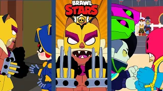 BRAWL STARS ANIMATION FULL -  FURIOUS FANG & EL PRIMO TIGRO & EDGAR OROCHI - COMPILATION #13