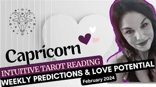 CAPRICORN “ARE YOU MEETING UP WITH THAT SPECIAL SOMEONE THIS WEEK?” 🤔🤗☺️FEBRUARY 2024 LOVE TAROT