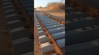 Olha que obra linda da ferrovia Transnordestina.