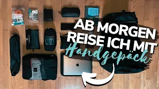 MORGEN fliege ich weiter! 🇪🇸 NUR mit HANDGEPÄCK! | Meine Travel Essentials Weltreise Erfahrung