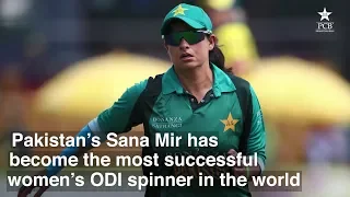Sana Mir from a street cricketer to the most successful women's ODI spinner
