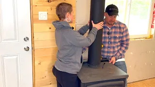 Getting Started on the Floor In our New Self Built Home | Sawing Fallen Trees On The Property