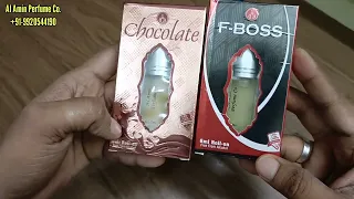 chocolate Attar and F Boss attar by AL Amin perfume CO. review | best perfume and attar in india