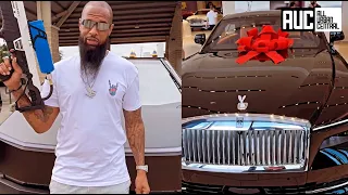 Slim Thug Cashes Out On $450K Electric Rolls Royce After Fans Troll Him For Buying Tesla Truck