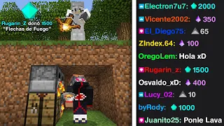 MINECRAFT MANHUNT pero el CHAT ME TROLEA!✌