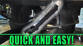 How to Add Shocks to Any Trailer - DIY