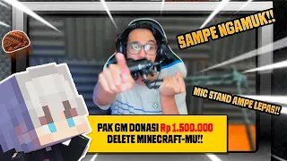 AKU DONASI YOUTUBER INI SAMPE NGAMUK!! 1,5 JUTA LANGSUNG ABIS!! | Minecraft Hardcore Challenge