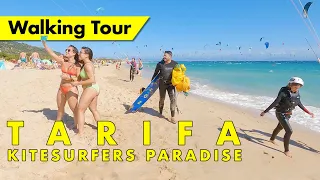 Tarifa beach in June - Playa Valdevaqueros Cadiz Spain immersive virtual walking tour