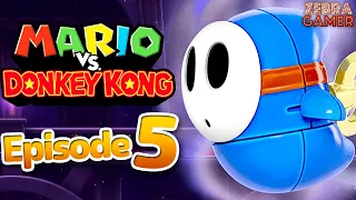 Mario vs. Donkey Kong Gameplay Walkthrough Part 5 - World 5 Spooky House!