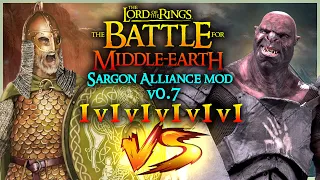 YENİ OYUNCULARLA ÇEKİŞMELİ FFA (1v1v1v1v1v1) | The Battle for Middle-earth / S.A.M v0.7