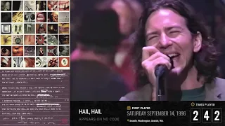 6 - Hail Hail (9/20/1996) - Buck Swope's Top 30 Pearl Jam songs