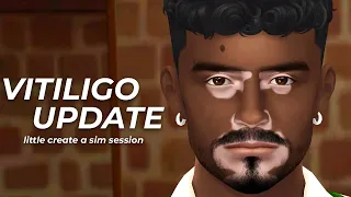 New Vitiligo Skin Update In The Sims 4 + mini create a sim session